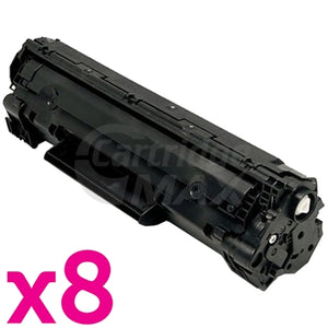 8 x Canon CART-312 Black Generic Toner Cartridge 2,000 Pages(Extra High Capacity)