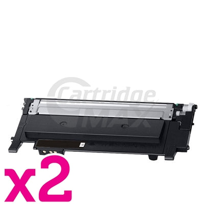 2 x Generic Samsung SLC430, SLC480FW [CLT-K404S K404] Black Toner SU113A