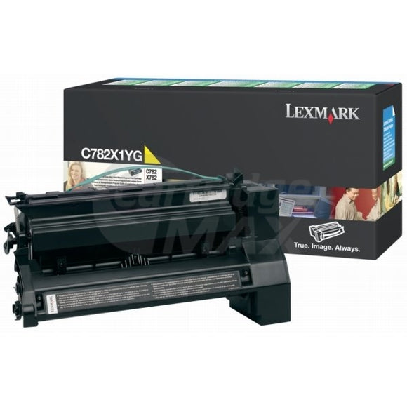 Lexmark (C782X1YG) Original C782 Extra High Yield Yellow Toner Cartridge