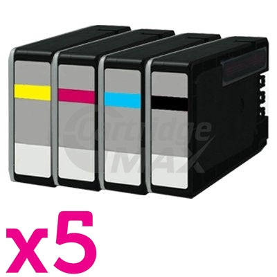 20 Pack Canon PGI-2600XL Generic High Yield Ink Cartridge [5BK,5C,5M,5Y]