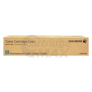 Original Fuji Xerox DocuCentre IV C2260, C2263, C2265 Cyan Toner Cartridge (CT201435)