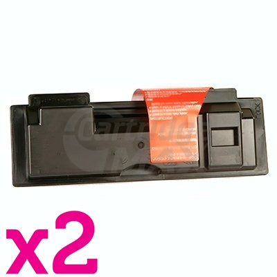 2 x Compatible TK-60 Black Toner Cartridge For Kyocera FS-1800, FS