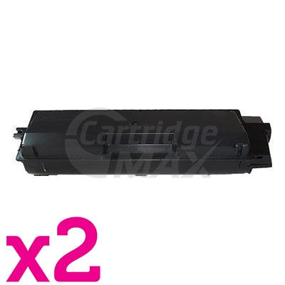 2 x Compatible TK-8604K Black Toner Cartridge For Kyocera FS-C8650DN