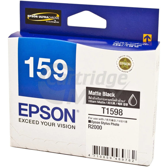 Epson 159 T1598 Matte Black Original Ink Cartridge [C13T159890]