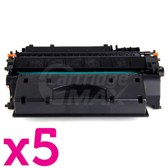 5 x Canon CART-319II Black High Yield Generic Toner Cartridge