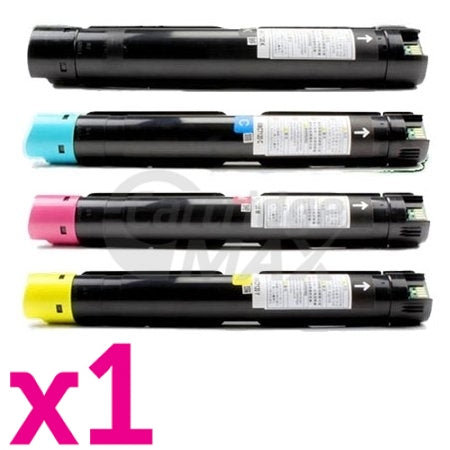 4 Pack Generic Fuji Xerox DocuCentre IV C2260, C2263, C2265 Toner Cartridges (CT201434-CT201437)