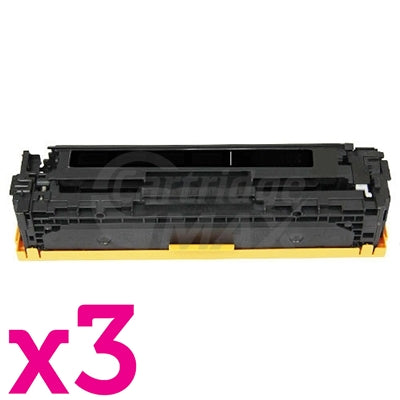 3 x HP CF400X (201X) Generic Black Toner Cartridge - 2,800 Pages