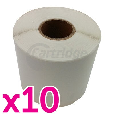 10 x Dymo SD0904980 Generic White Label Roll 104mm x 159mm - 220 labels per roll