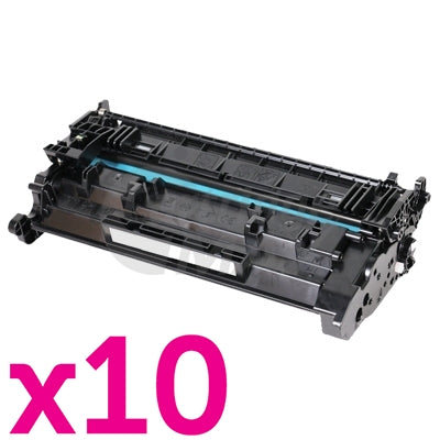 10 x HP CF226A (26A) Generic Black Toner Cartridge - 3,100 Pages