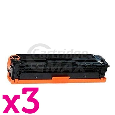 3 x HP 410X (CF410X) Generic Black Toner Cartridge