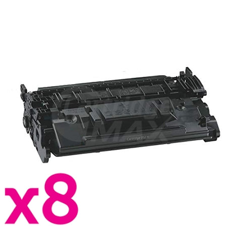 8 x Canon CART-052H High Yield Black Generic Toner Cartridge