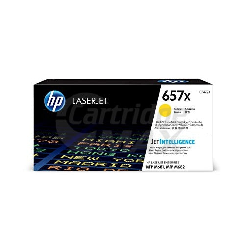 HP 657X (CF472X) Original Yellow Toner Cartridge