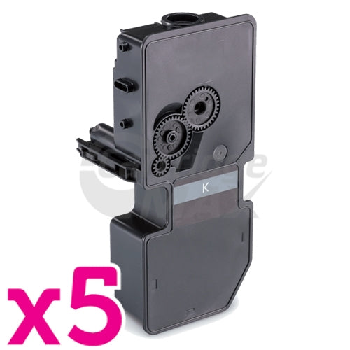 5 x Compatible for TK-5244K Black Toner Cartridge suitable for Kyocera Ecosys M5526, P