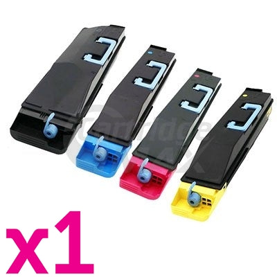 4 Pack Compatible for TK-859 Toner Cartridges suitable for Kyocera TASKalfa 400ci, 500ci [1BK,1C,1M,1Y]