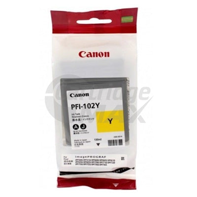 Original Canon PFI-102Y Yellow Ink Cartridge