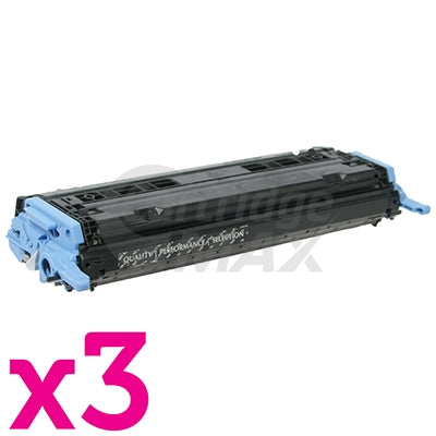 3 x HP Q6000A (124A) Generic Black Toner Cartridge - 2,500 Pages