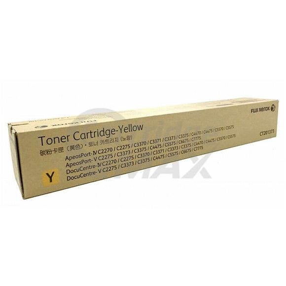 Fuji Xerox DocuCentre-IV C2270, C3370, C3373, C4470, C5570 Original Yellow Toner Cartridge - 15,000 pages (CT201373)
