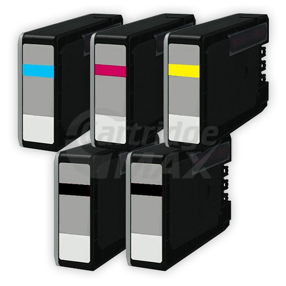 5 Pack Canon PGI-2600XL Generic High Yield Ink Cartridge [2BK,1C,1M,1Y]