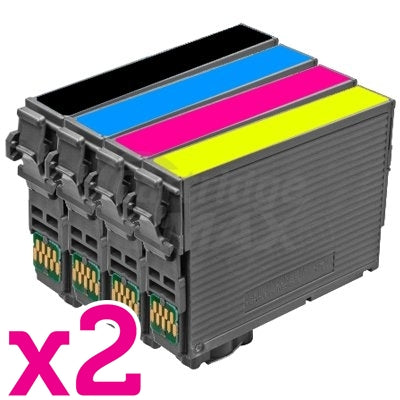8 Pack Epson 252XL Generic Ink Cartridges [C13T253192-C13T253492] [2BK,2C,2M,2Y]