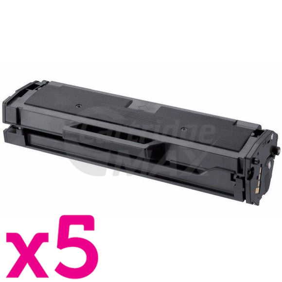 5 x Samsung SLM2020, SLM2070 (MLT-D111S) Generic Black Toner Cartridge SU812A