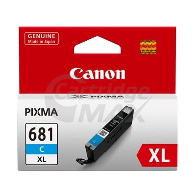 Canon CLI-681XLC High Yield Original Cyan Inkjet Cartridge