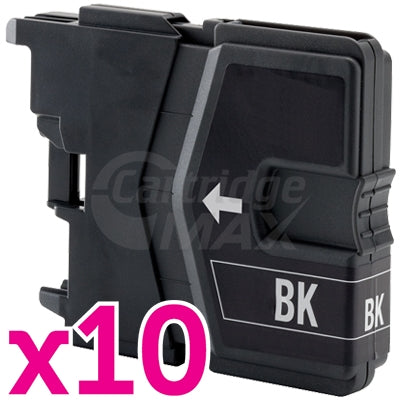 10 x Brother LC-39BK Generic Black(High-Capacity)
