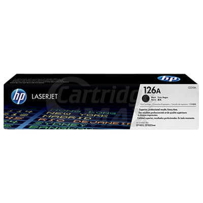 1 x HP CE310A (126A) Original Black Toner Cartridge  - 1,200 Pages