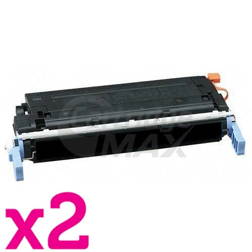 2 x HP C9720A (641A) Generic Black Toner Cartridge  - 9,000 Pages