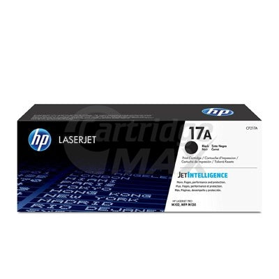 1 x HP CF217A (17A) Original Black Toner Cartridge - 1,600 Pages