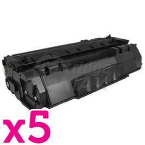 5 x Canon CART-308 Black Generic Toner Cartridge 2,500 Pages