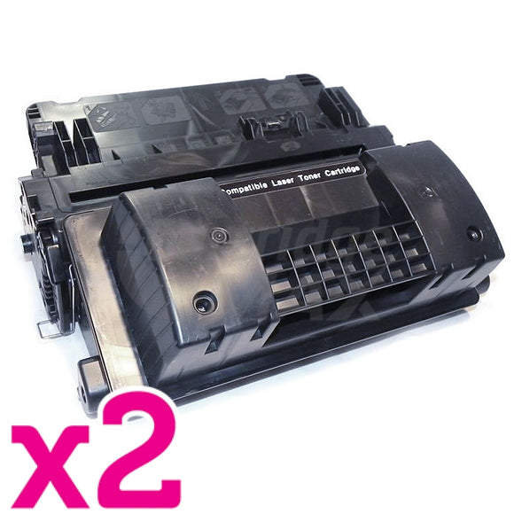 2 x HP CC364A (64A) Generic Black Toner Cartridge - 10,000 Pages