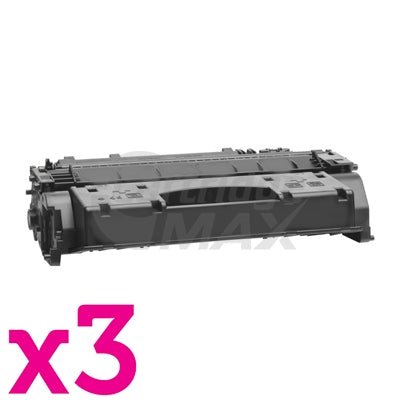3 x HP CF280X (80X) Generic Black Toner Cartridge - 6,900 Pages