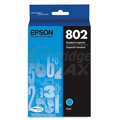 Epson 802 (C13T355292) Original Cyan Inkjet Cartridge