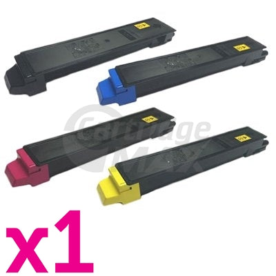 4 Pack Compatible TK-899 Toner Cartridges For Kyocera FS-C8020MFP, FS-C8025MFP, FS-C8520MFP, FS-C8525MFP [1BK,1C,1M,1Y]