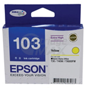 Epson 103 T1034 Yellow Original High Yield Ink Cartridge - 815 pages [C13T103492]