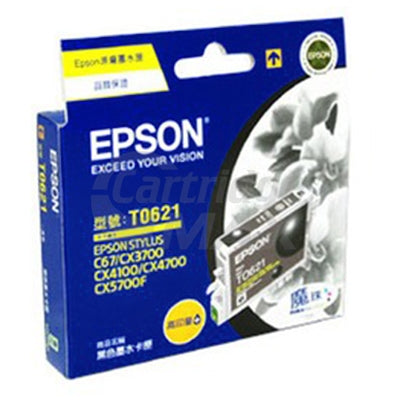 Original Epson T0621 Black High Yield Ink Cartridge