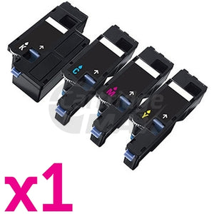 4 Pack Dell C1660 / C1660w Generic Toner Cartridges [1BK,1C,1M,1Y]