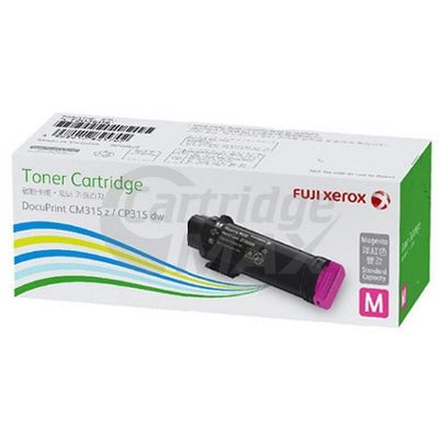 Original Fuji Xerox DocuPrint CP315, CM315 Magenta Toner Cartridge (CT202612)