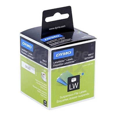 Dymo SD99017 / S0722460 Original White Label Roll 12mm x 50mm - 220 labels per roll