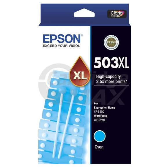 Epson 503XL (C13T09R292) Original Cyan High Yield Inkjet Cartridge