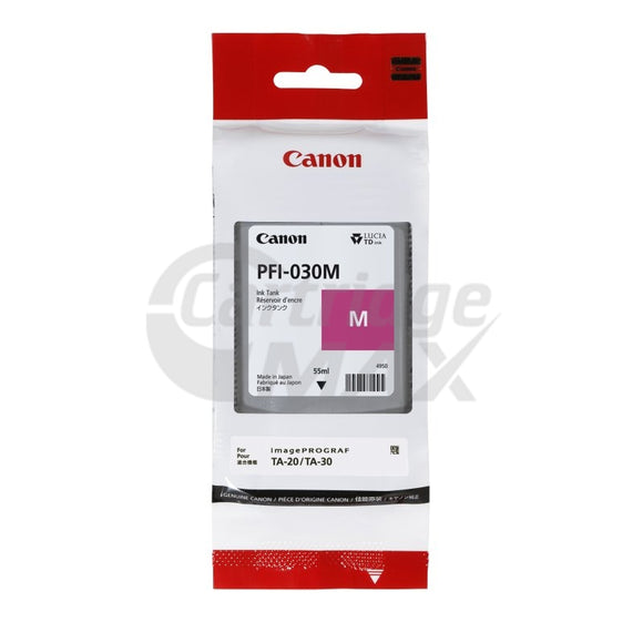 Original Canon PFI-030M Magenta Ink Tank 55ml