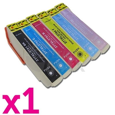 6 Pack Epson 277XL Generic High Yield Inkjet Cartridges [1BK,1C,1M,1Y,1LC,1LM]