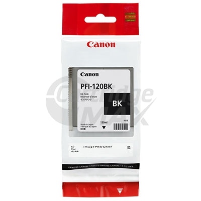 Original Canon PFI-120BK Black Ink Cartridge - 130ML