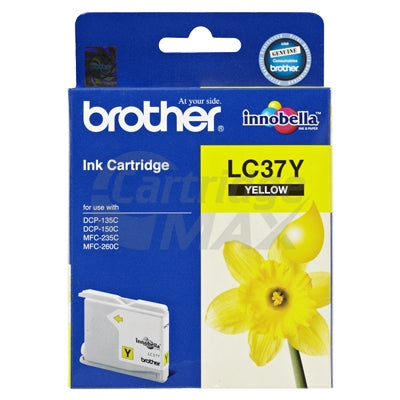 Original Brother LC-37Y Yellow Ink Cartridge