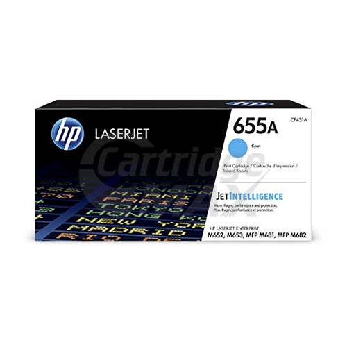 HP 655A (CF451A) Original Cyan Toner Cartridge