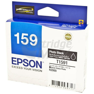 Epson 159 T1591 Photo Black Original Ink Cartridge [C13T159190]