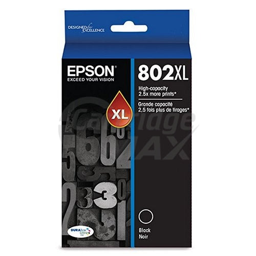Epson 802XL (C13T356192) Original Black High Yield Inkjet Cartridge