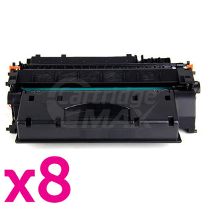 8 x Canon CART-319II Black High Yield Generic Toner Cartridge