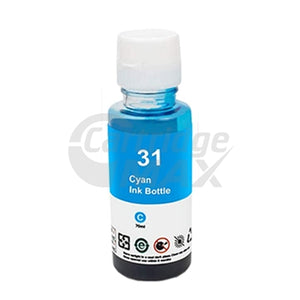 HP 31 Generic Cyan Ink Bottle 1VU26AA - 70ml