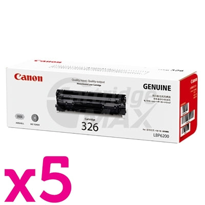 5 x Original Canon CART-326 Toner Cartridge
